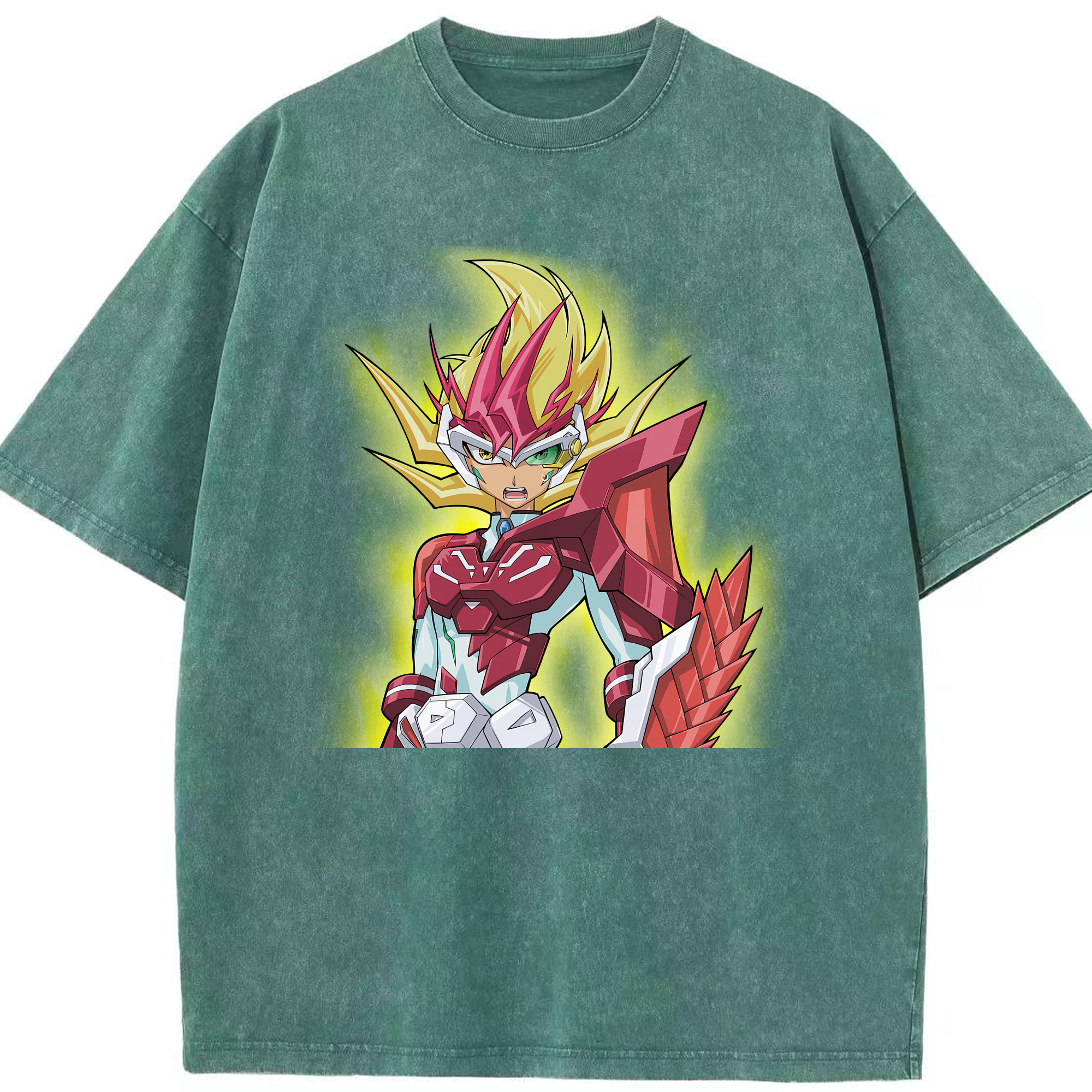 （画像用） 遊☆戯☆王 Yu-Gi-Oh! 綿100% ヴィンテージ風 半袖Tシャツ（フロントプリント）